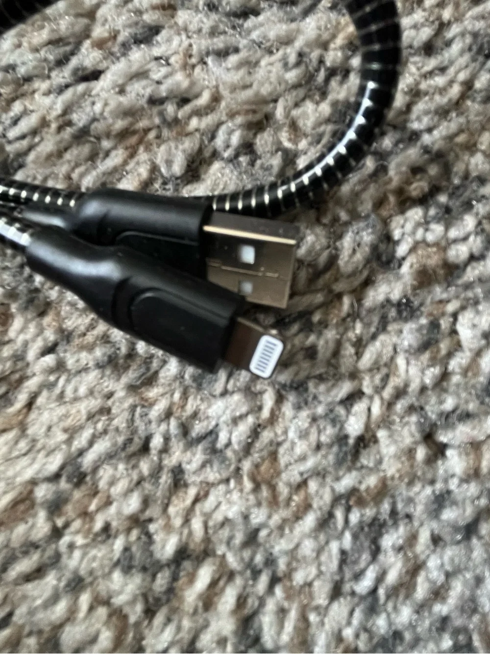 Cordzilla 12ft Lightning USB charging & Sync Cables for iPhone iPad $8 each